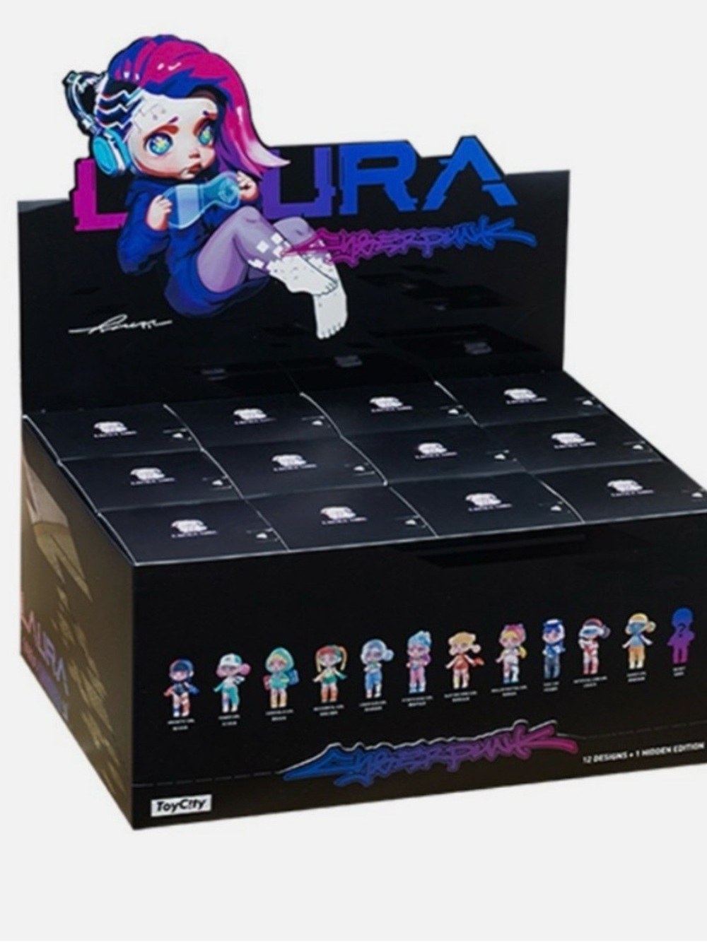 LAURA Cyberpunk Designer Blind Box Figure - Whole Box! 12 blind box.